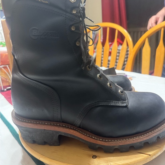 SUPER LOGGER 9" WATERPROOF INSULATED STEEL TOE BOOTS - Picture 3 of 9